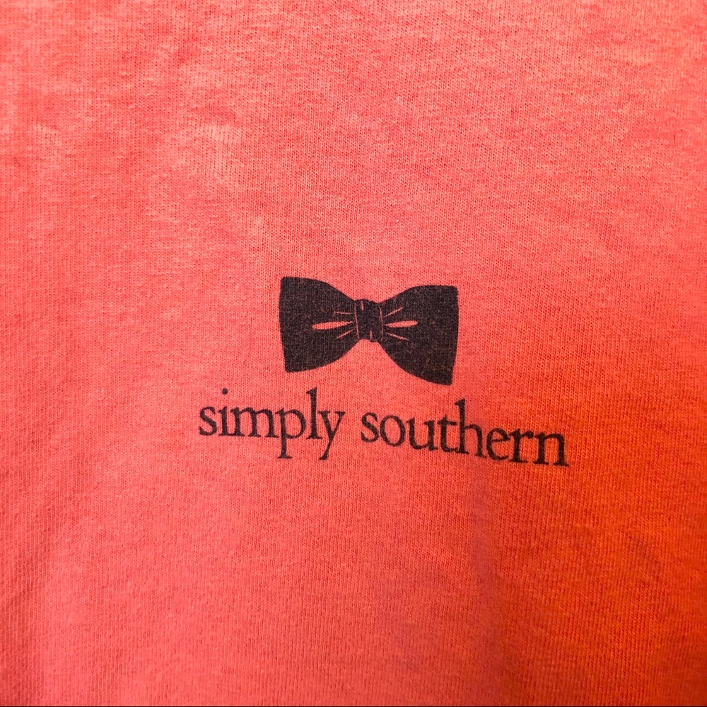 Simply Southern bow tie long sleeved t-shirt - Picture 3 of 6